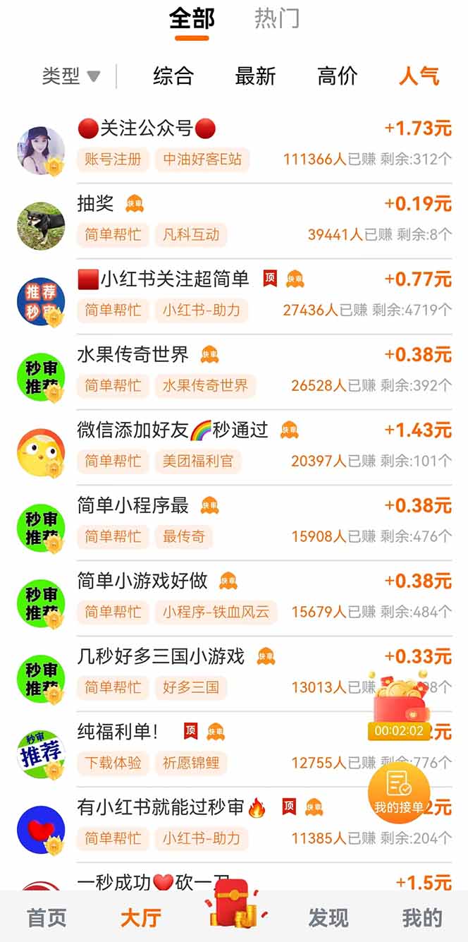 零撸小项目免费分享 点赞助力 无任何门槛 手机随时可做  单日收益200＋亢陶好项目网-专注分享网络创业项目落地实操课程 – 全网首发_高质量创业项目输出亢陶好项目网